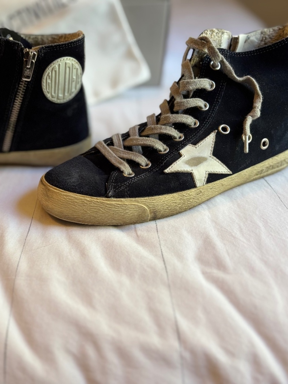 Golden Goose Blue Hightops